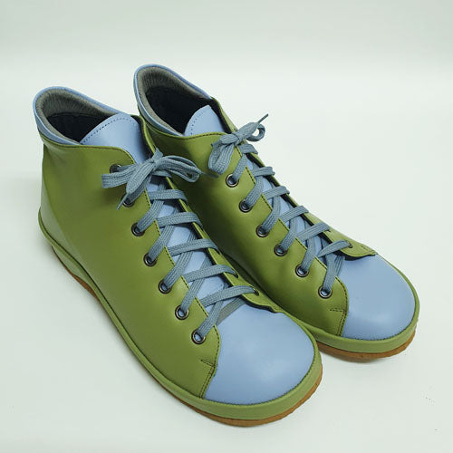 940 sage green with light blue