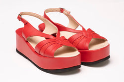 57 Red Sandals Medium